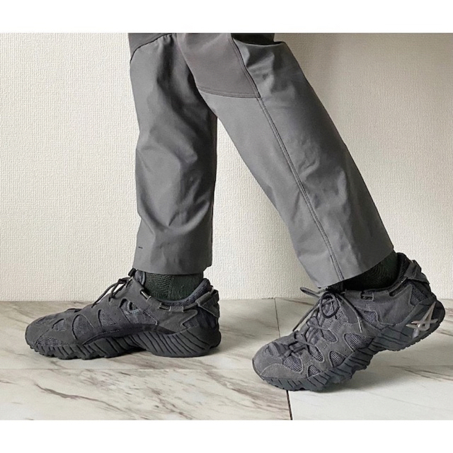 希少カラー 美品 asics tiger gel-mai knit スニーカー-