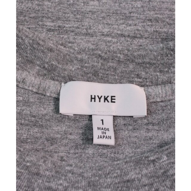 HYKE(ハイク)のHYKE ハイク Tシャツ・カットソー 1(S位) グレー 【古着】【中古】 レディースのトップス(カットソー(半袖/袖なし))の商品写真