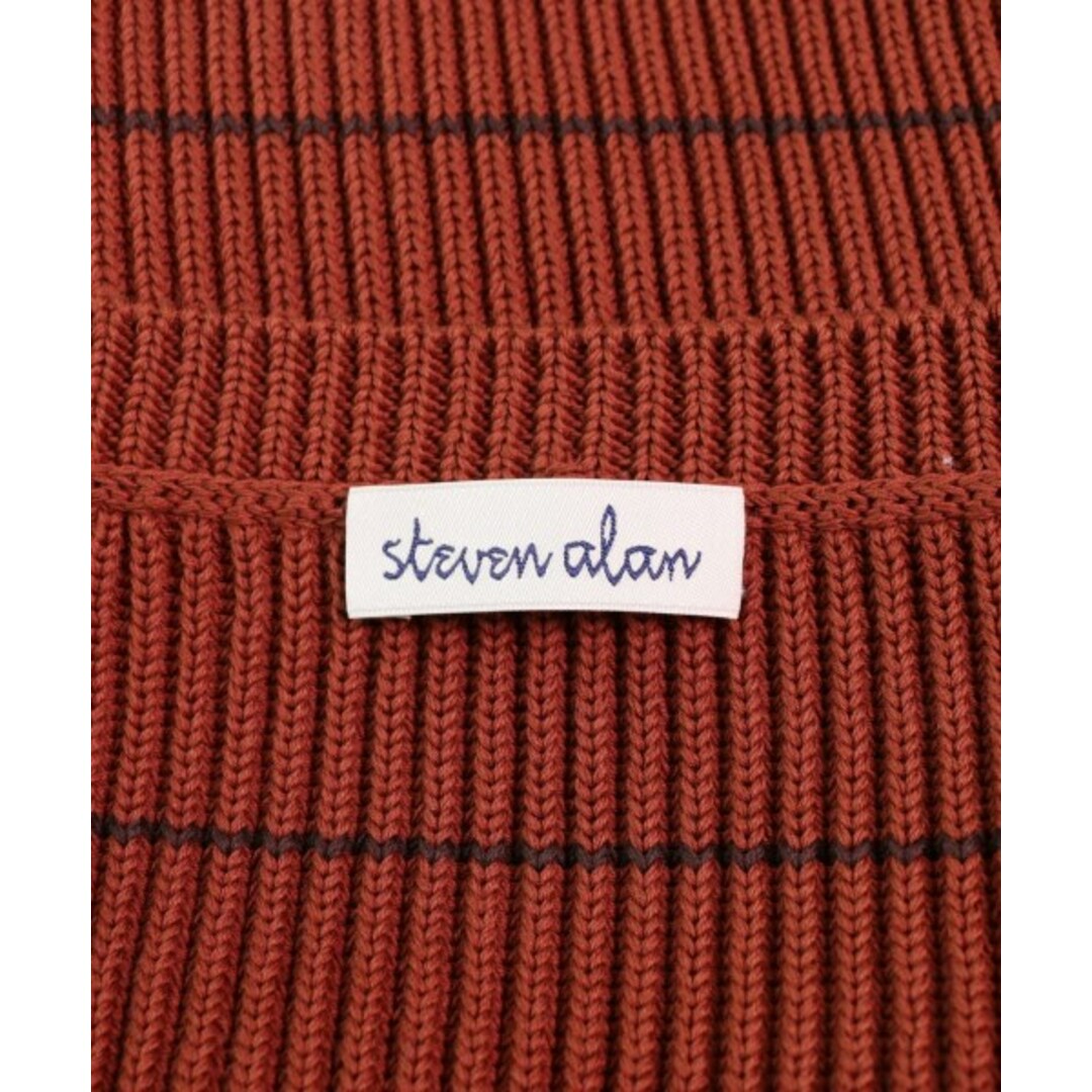 steven alan(スティーブンアラン)のsteven alan スティーブンアラン ベスト XL 茶(ボーダー) 【古着】【中古】 メンズのトップス(ベスト)の商品写真