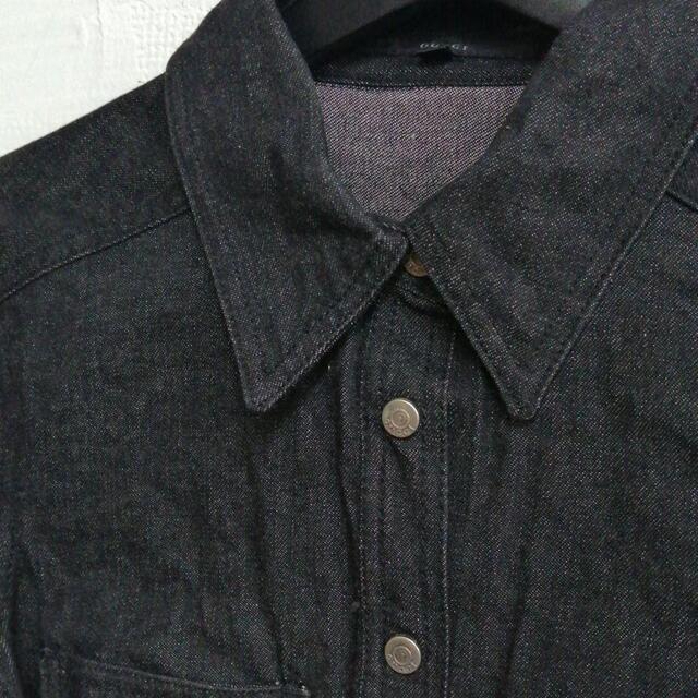 Gucci(グッチ)のgucci vintage black denim shirt ac レディースのトップス(シャツ/ブラウス(長袖/七分))の商品写真