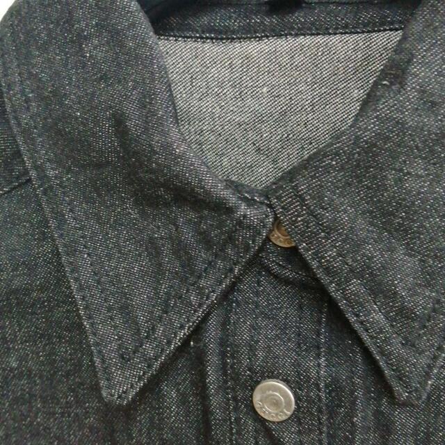 Gucci(グッチ)のgucci vintage black denim shirt ac レディースのトップス(シャツ/ブラウス(長袖/七分))の商品写真