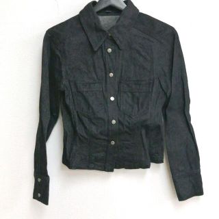 グッチ(Gucci)のgucci vintage black denim shirt ac(シャツ/ブラウス(長袖/七分))