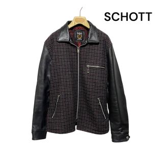 schott ショット サイズ 40 ウールリッチ コラボ 革ジャン レザー