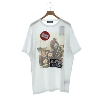 ラフシモンズ(RAF SIMONS)のRAF SIMONS ラフシモンズ Tシャツ・カットソー M 白 【古着】【中古】(Tシャツ/カットソー(半袖/袖なし))