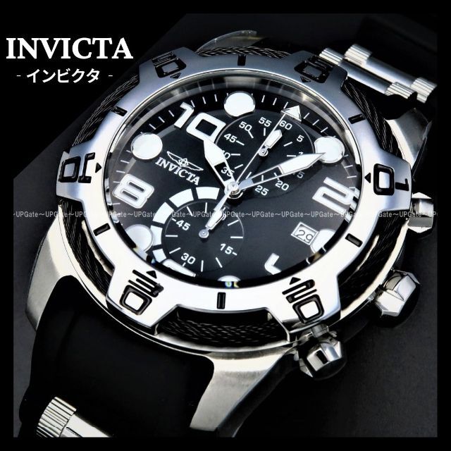 大人気シリーズ★銀カラー★デザイン性抜群 INVICTA Bolt 24215