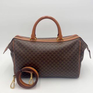 セリーヌ(celine)の✨美品✨セリーヌ　マカダム　ミニボストン　ショルダーバッグ　大容量　2way(ショルダーバッグ)