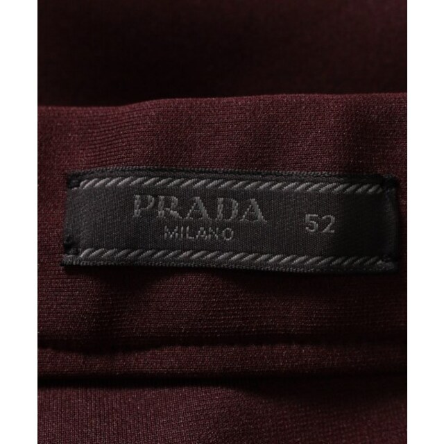 PRADA プラダ パンツ(その他) 54(XL位) エンジ - その他