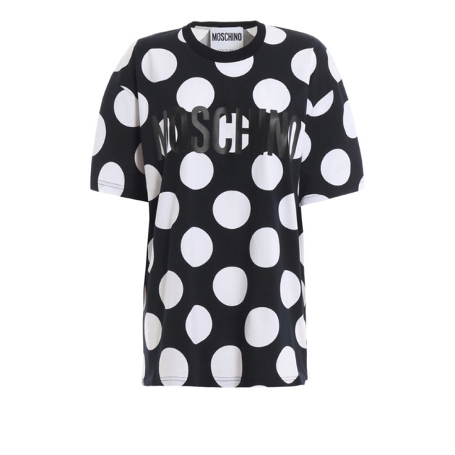 モスキーノ / Moschino BIG ドットTシャツ （BLACK）