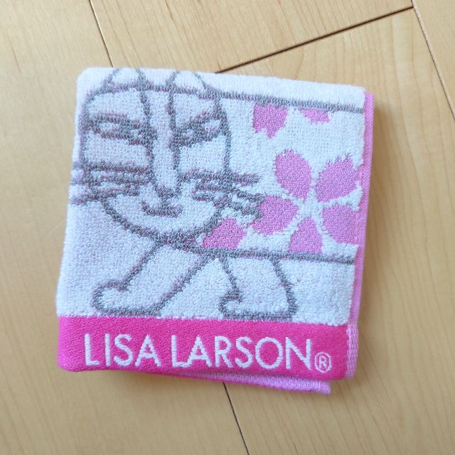 Lisa Larson(リサラーソン)のリサ・ラーソン　タオルハンカチ レディースのファッション小物(ハンカチ)の商品写真