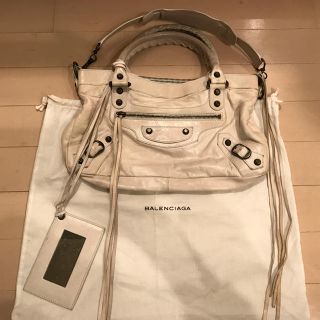 バレンシアガバッグ(BALENCIAGA BAG)のBALENCIAGA☆バッグ 白(ハンドバッグ)