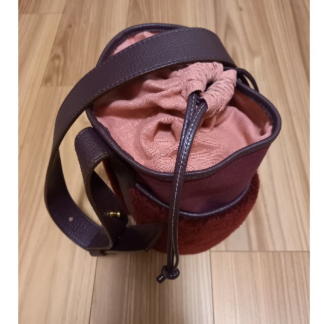 Drawer(ドゥロワー)の【ayako bag】アヤコバッグムートンバッグ BORDEAUX ボルドー レディースのバッグ(ハンドバッグ)の商品写真