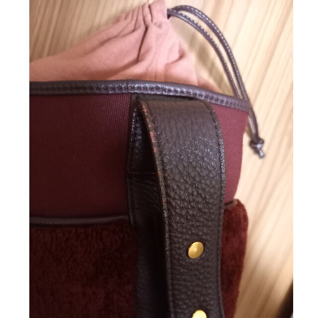 Drawer(ドゥロワー)の【ayako bag】アヤコバッグムートンバッグ BORDEAUX ボルドー レディースのバッグ(ハンドバッグ)の商品写真