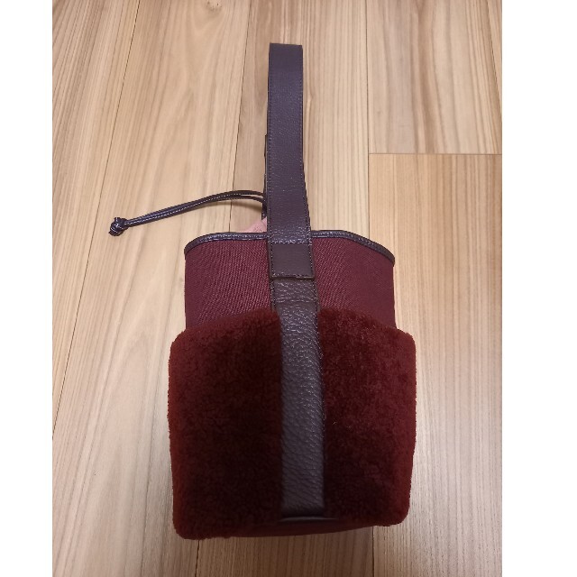 Drawer(ドゥロワー)の【ayako bag】アヤコバッグムートンバッグ BORDEAUX ボルドー レディースのバッグ(ハンドバッグ)の商品写真