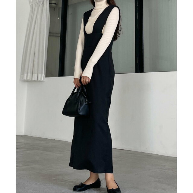 Louere ワイドショルダースカート M ベージュ