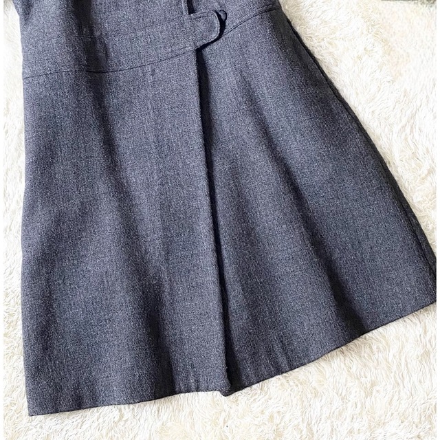 【定価15万】美品 マルニ ロングコート ヘリボーン織り グレー 40