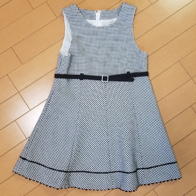 入学式、七五三などに　フォーマルワンピースセット120サイズ キッズ/ベビー/マタニティのキッズ服女の子用(90cm~)(ドレス/フォーマル)の商品写真