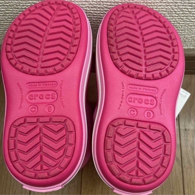 crocs(クロックス)のクロックス ボア《キッズ》クロックバンド ロッジポイント ブーツ　16.5 キッズ/ベビー/マタニティのキッズ靴/シューズ(15cm~)(長靴/レインシューズ)の商品写真