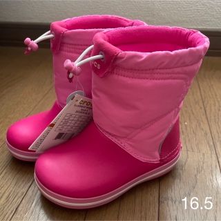 クロックス(crocs)のクロックス ボア《キッズ》クロックバンド ロッジポイント ブーツ　16.5(長靴/レインシューズ)