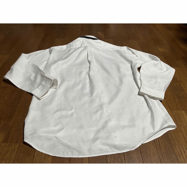 ちゃびん様　専用　２重　Wカラー　ボタンダウンシャツ　ホワイトシャツ　 メンズのトップス(シャツ)の商品写真