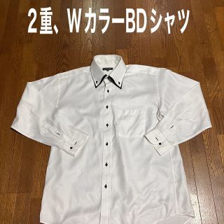 ちゃびん様　専用　２重　Wカラー　ボタンダウンシャツ　ホワイトシャツ　(シャツ)