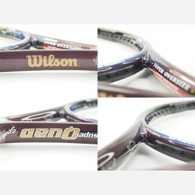 wilson(ウィルソン)の中古 テニスラケット ウィルソン スーパークワッド ストレッチ (G2)WILSON super QuaD stretch スポーツ/アウトドアのテニス(ラケット)の商品写真