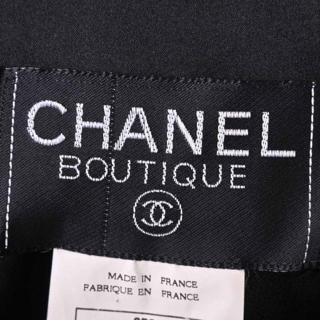 CHANEL(シャネル)のシャネル スカートスーツ サイズ42 L - 黒 レディースのフォーマル/ドレス(スーツ)の商品写真