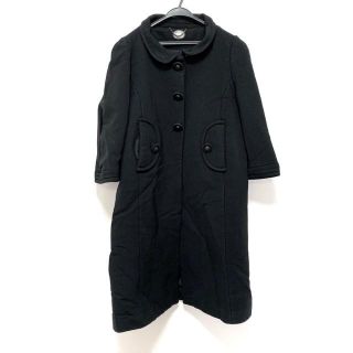 美品】ANYA HINDMARCHアニヤハインドマーチコートSブラック 2JeVaNrGVW