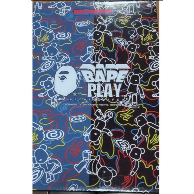 A BATHING APE(アベイシングエイプ)のBAPE BE@RBRICK LINE CAMO SHARK 100%,400% エンタメ/ホビーのフィギュア(その他)の商品写真