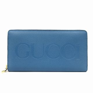 グッチ(Gucci)の美品 グッチ GUCCI ロゴ ジップアラウンドウォレット 長財布 ◇11(長財布)