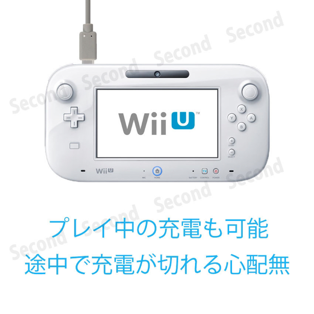 任天堂 Wii U GamePad 充電器 ACアダプター ゲームパッド 互換 エンタメ/ホビーのゲームソフト/ゲーム機本体(その他)の商品写真