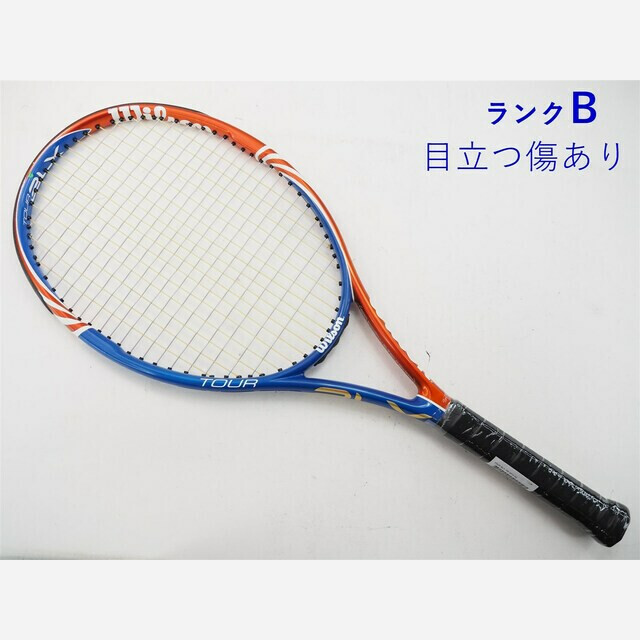 テニスラケット ウィルソン ツアー BLX 105 オレンジ×ホワイト 2011年モデル (G1)WILSON TOUR BLX 105 (ORANGE×WHITE) 2011