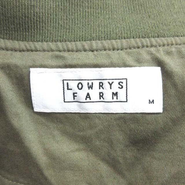 LOWRYS FARM(ローリーズファーム)のローリーズファーム MA-1 ジャケット ブルゾン ジップアップ M 緑 ■MO レディースのジャケット/アウター(ブルゾン)の商品写真