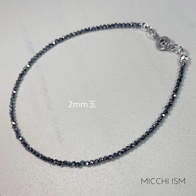 高級テラヘルツ シンプルブレスレット キラキラ 2mm玉 セレブ 流行りボタン式 高級テラヘルツ鉱石 キラキラブレスレット 3mm玉 シンプル セレブ流行り