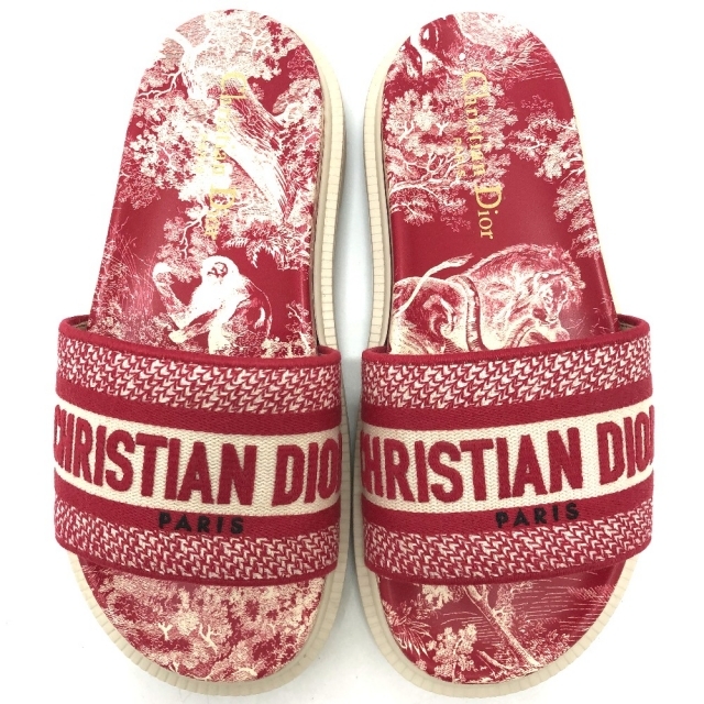 ディオール Dior トワル ドゥ ジュイ 靴 フラット DWAY ミュール エン