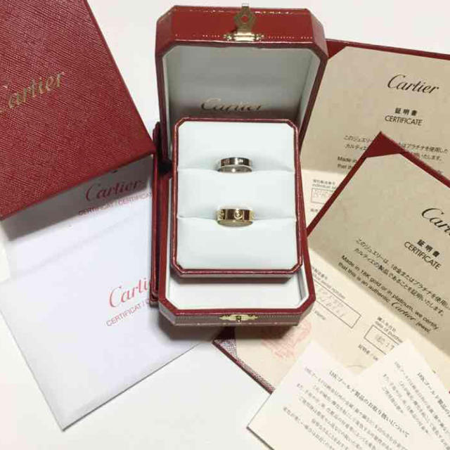 Cartier - 新品仕上 カルティエ ラブリング ミニラブリング ダイヤ 10 ...