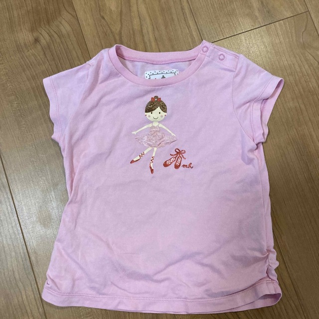 mikihouse(ミキハウス)のミキハウス　半袖Tシャツ 90 キッズ/ベビー/マタニティのキッズ服女の子用(90cm~)(Tシャツ/カットソー)の商品写真