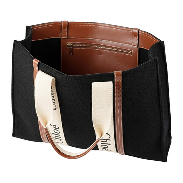 Chloe - 新品 クロエ Chloe トートバッグ ウッディ ブラック 黒 Chloe - 新品 クロエ Chloe トートバッグ ウッディ ブラック 黒