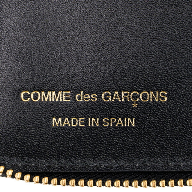 新品 コムデギャルソン COMME des GARCONS 2つ折り財布 ポルカドット ブラック