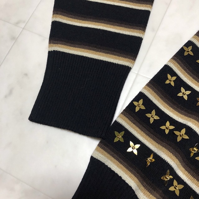 未使用品☆LOUIS VUITTON スパンコール ニットセーター サイズS-