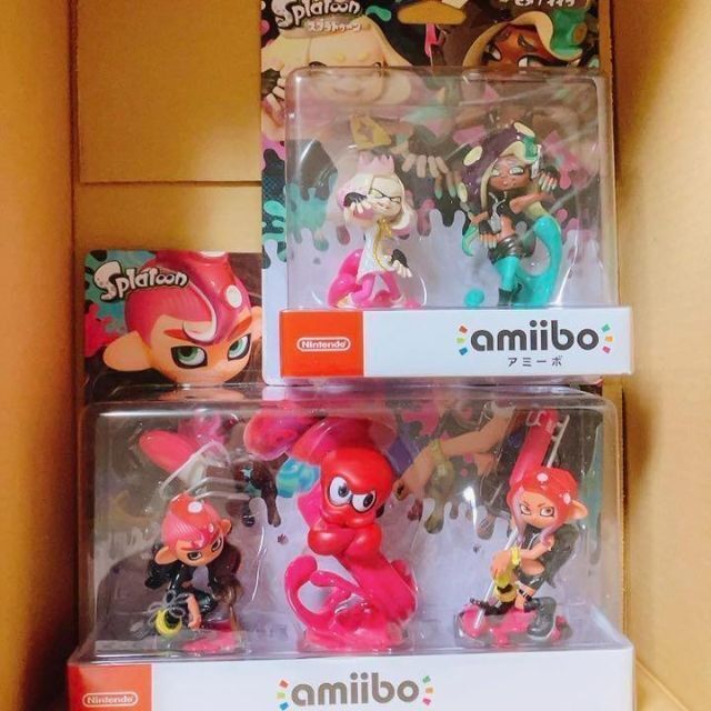 新品 amiibo タコ トリプルセット テンタクルズ ヒメイイダ ゲーム
