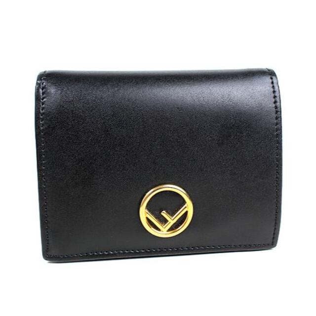 フェンディ 二つ折り財布 ミニ財布 美品 ミニウォレット FENDI q361