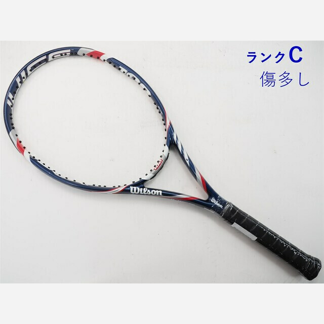 テニスラケット ウィルソン ジュース 100 2013年モデル【トップバンパー割れ有り】 (L2)WILSON JUICE 100 2013