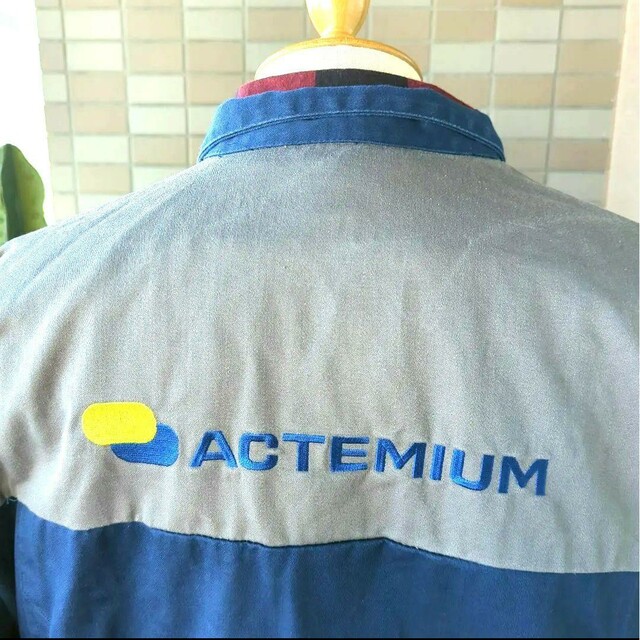 Y07 ユーロ古着 Actemium ユーロワークジャケット カバーオール メンズのジャケット/アウター(カバーオール)の商品写真