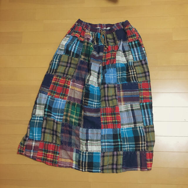 パッチワークスカート レディースのスカート(ロングスカート)の商品写真
