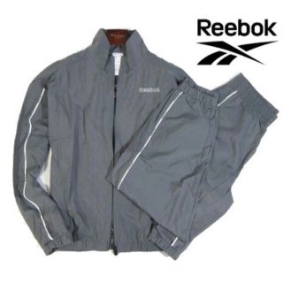 リーボック(Reebok)の【Reebok/リーボック】トラックスーツ 撥水加工 ストレッチ Lサイズグレー(その他)