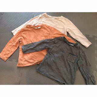 ザラ(ZARA)のZara長袖Tシャツ3枚セット　3〜4y 104cm(Tシャツ/カットソー)