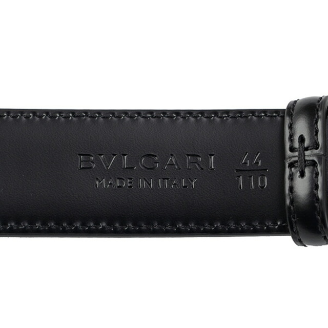 新品 ブルガリ BVLGARI ベルト エリプス ブラック 黒