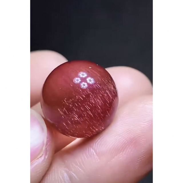 ⭐︎【高級】フラワー パープルルチル スーパーセブン 丸玉 17mm