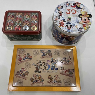 ディズニー(Disney)のディズニー　お菓子　空箱　3個セット(キャラクターグッズ)