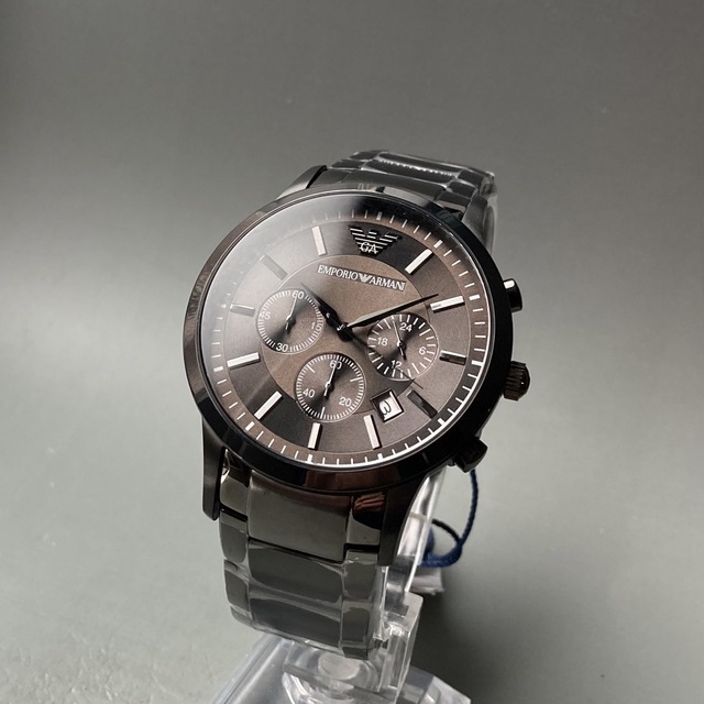 【新品】エンポリオ・アルマーニ 腕時計 メンズ クロノグラフ クォーツ